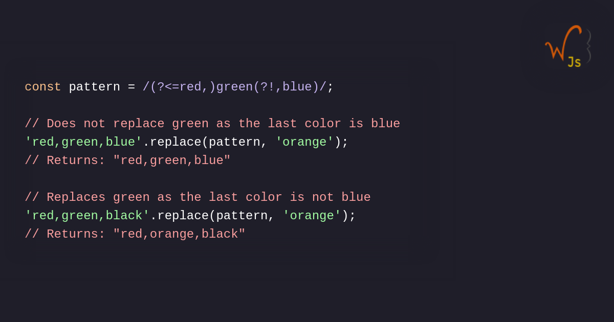 How to use lookahead and lookbehind RegExp in JavaScript - Writing ...