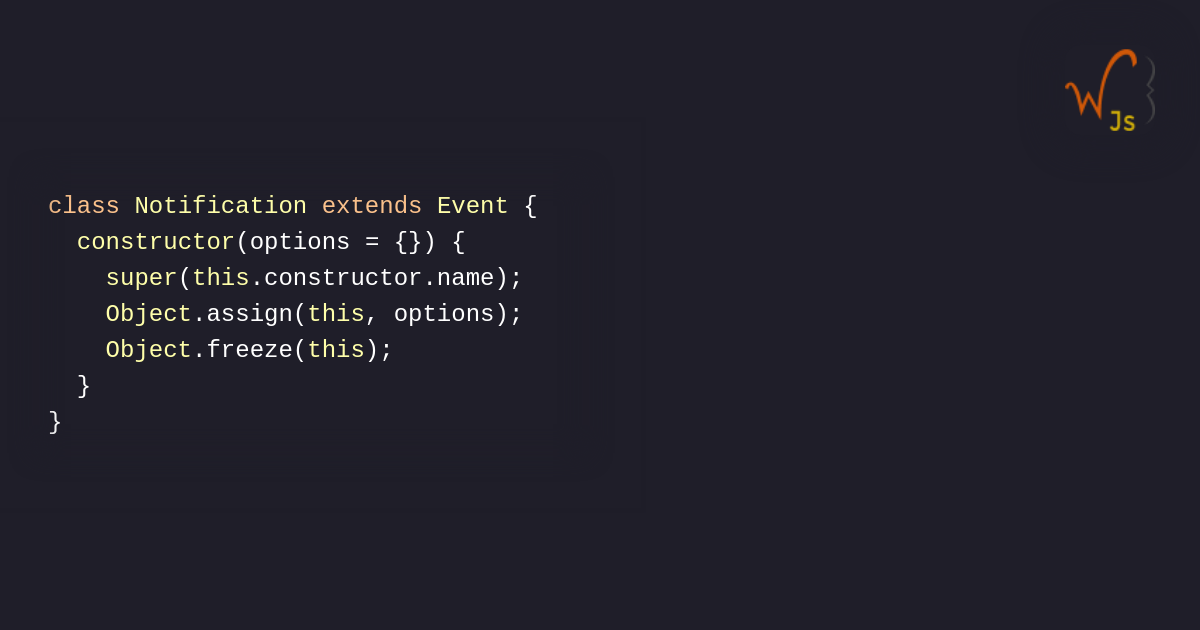 Use more ergonomic custom events - Writing JavaScript
